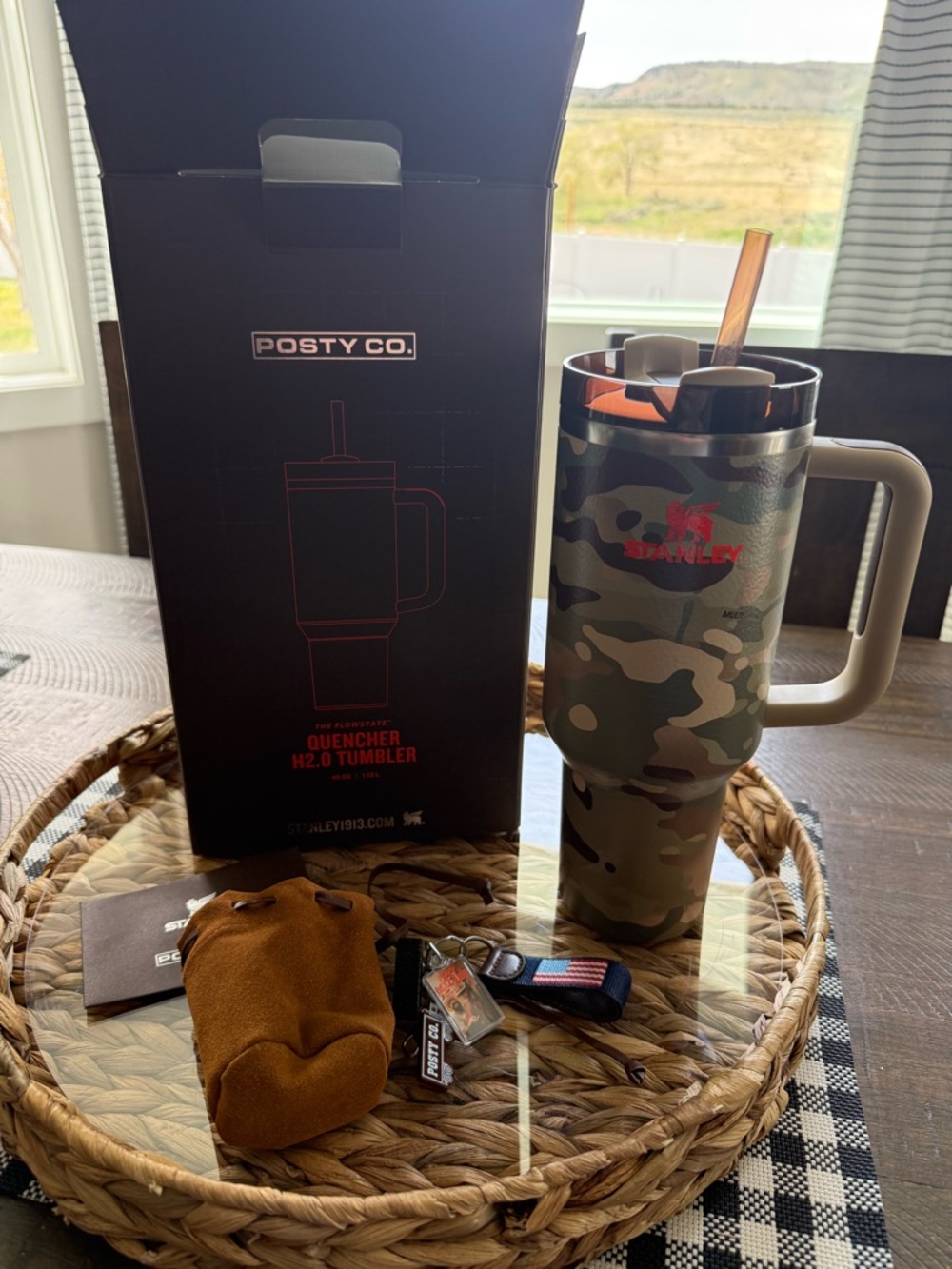 Post Malone Camo Stanley Quencher Tumbler